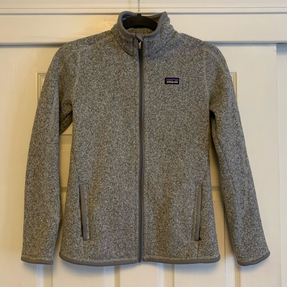Patagonia Full Zip Better Sweater- Grey, XS